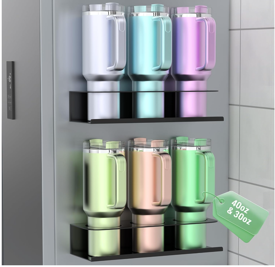 Magnetic Water Bottle Organizer